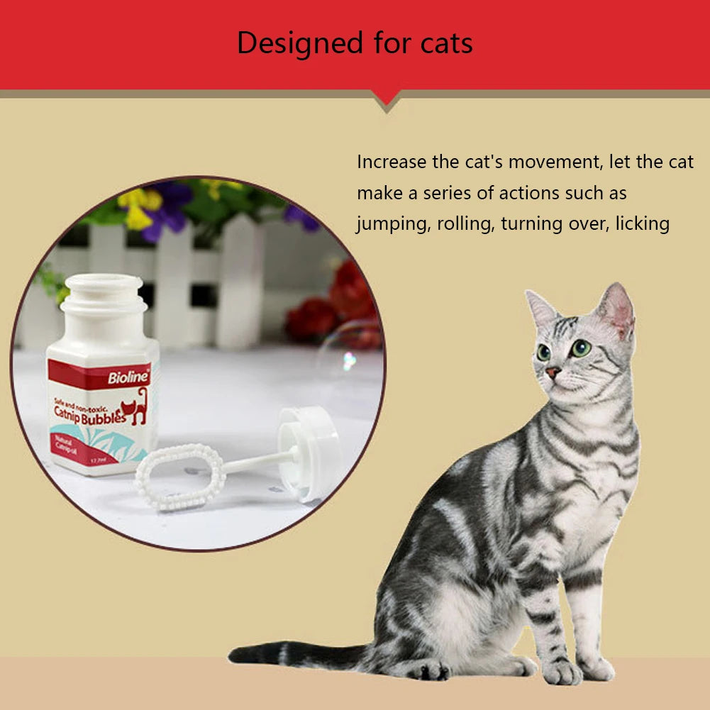 Catnip Bubbles Cat Catnip Essential Oil Spray