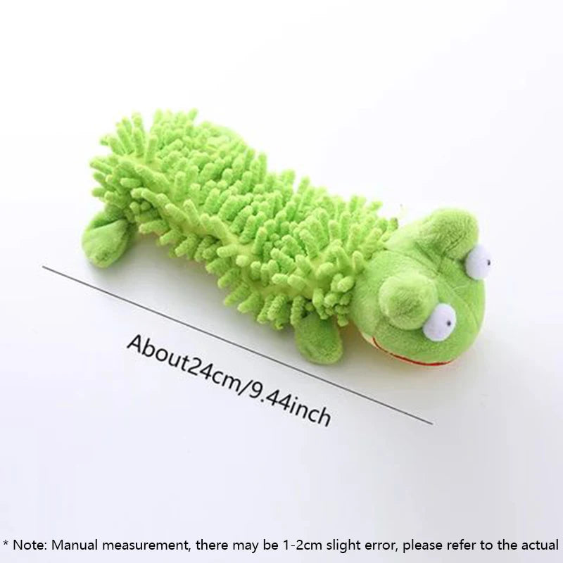 1 Plush Toy With A Dog Gnawing