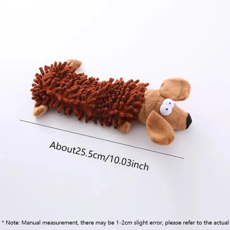 1 Plush Toy With A Dog Gnawing