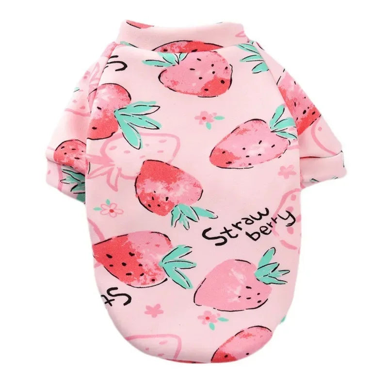 Animal Print Small Dog Hoodie