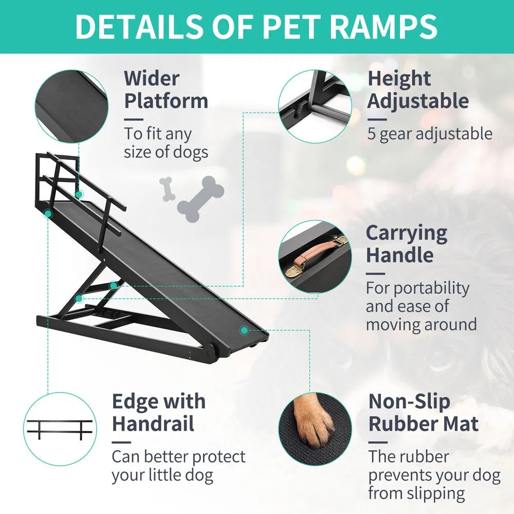 Dog Ramp For Bed Car Couch Truck