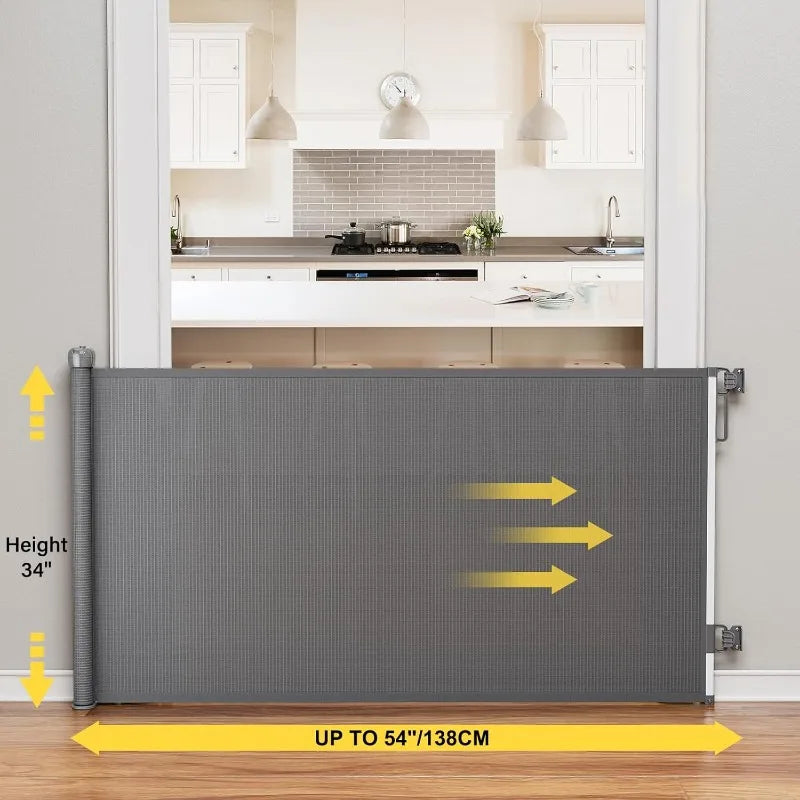 Retractable Baby Pet Gates for Doorways