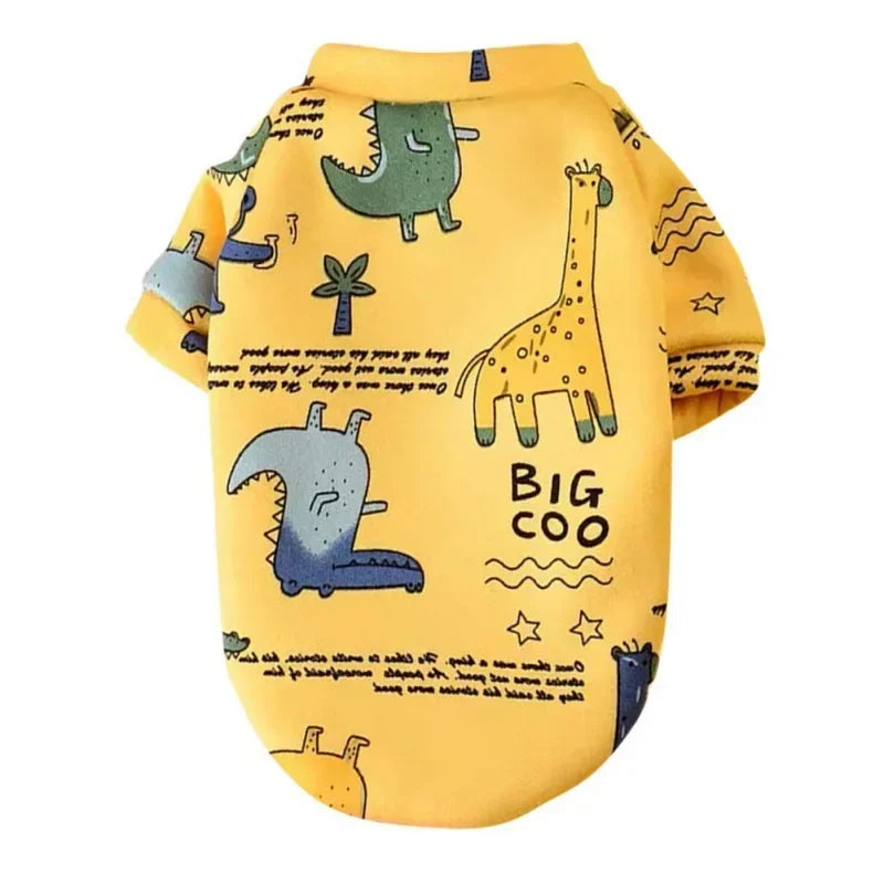 Animal Print Small Dog Hoodie