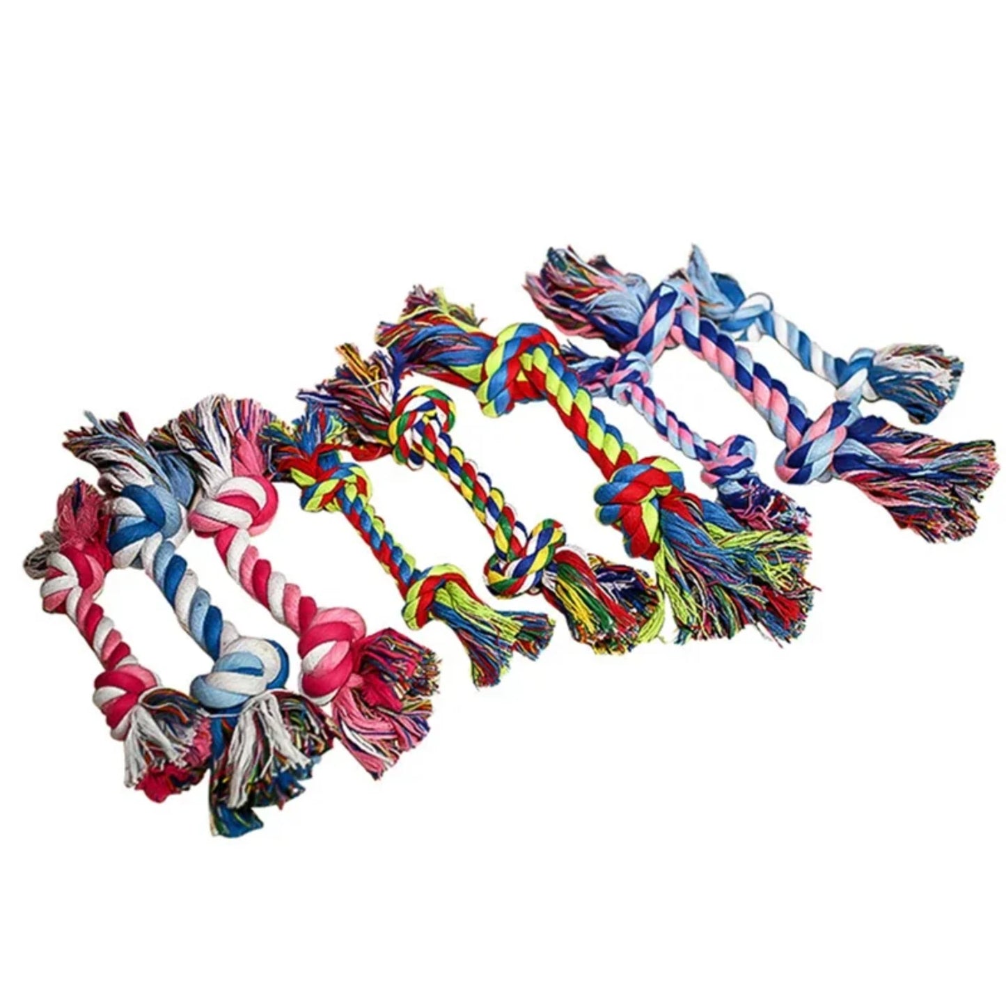 Puppy chew toy cotton knot rope