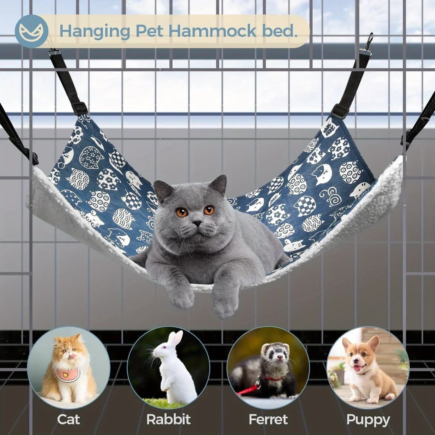 Cat Hanging Hammock