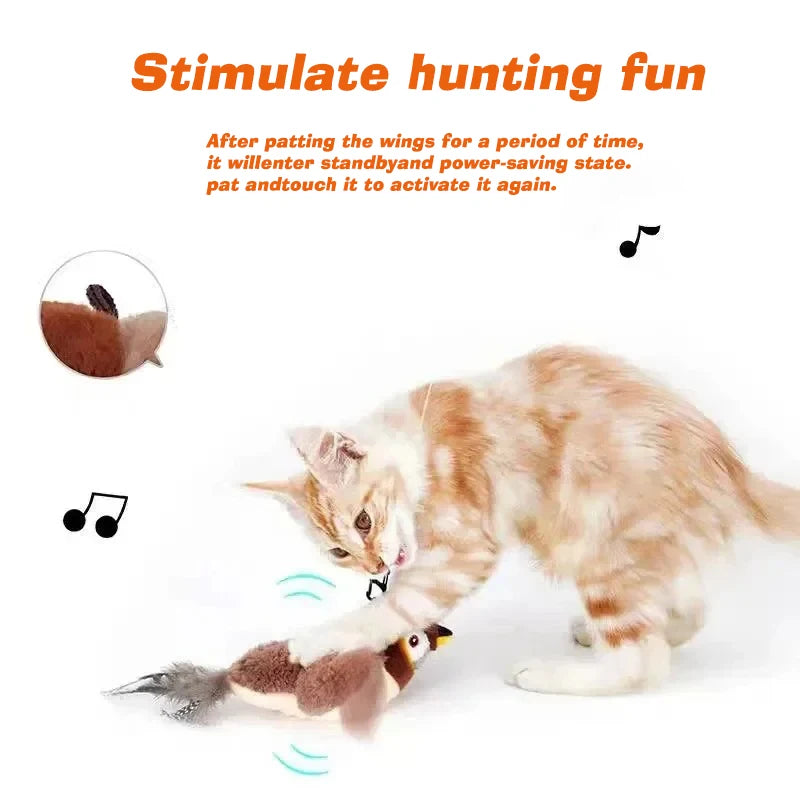 Simulation Bird Cat Interactive Toys