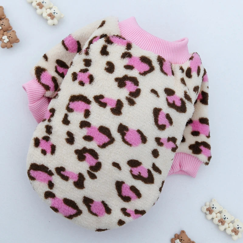 Lovely Leopard Pet Dog Clothes