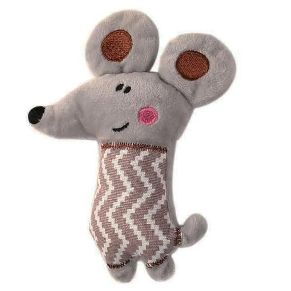 Pet Toys Cartoon Cute Bite Resistant Plush Toy Pet Chew Toy For Cats Dogs Pet Interactive Supplies Pet Partner with holes