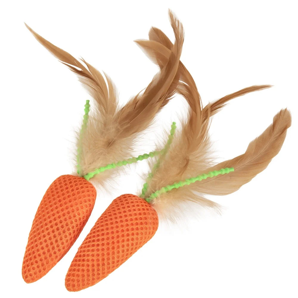 Flexible Bat and Chase Carrot Cat Toy