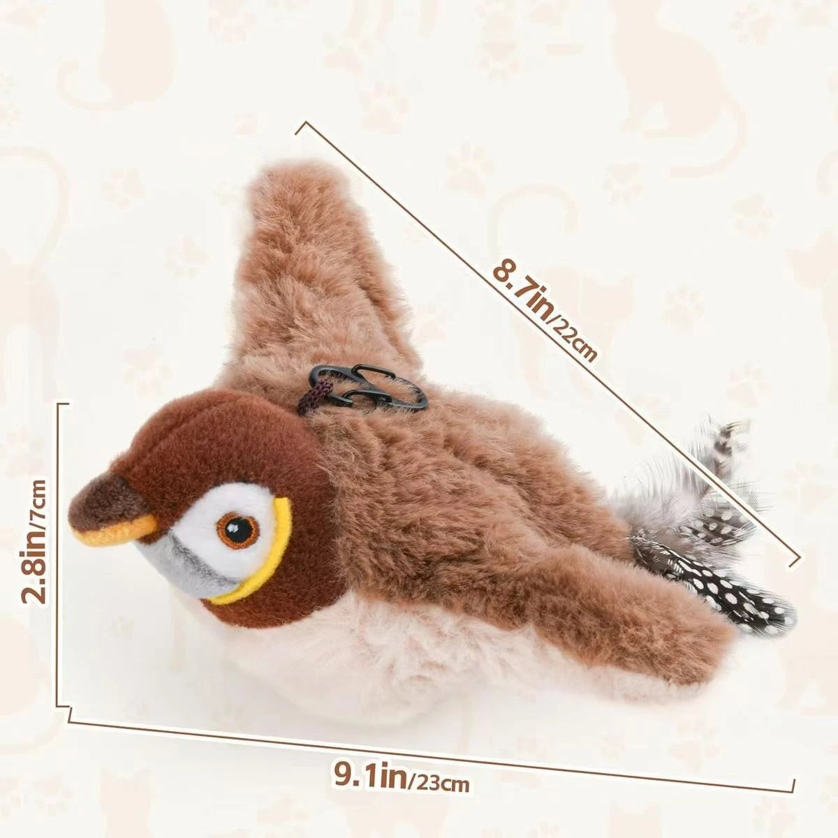 Simulation Bird Cat Interactive Toys