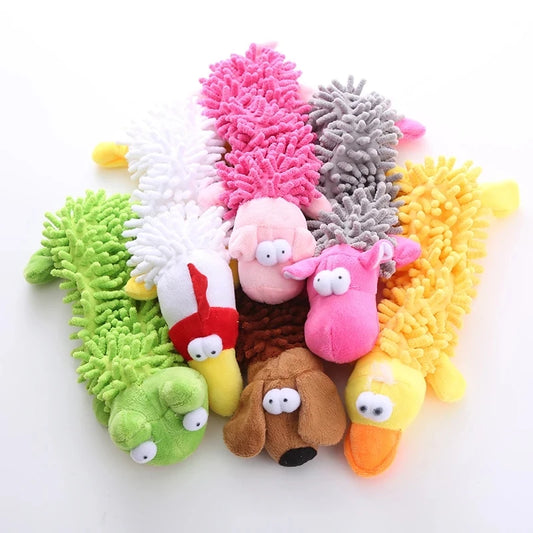 1 Plush Toy With A Dog Gnawing
