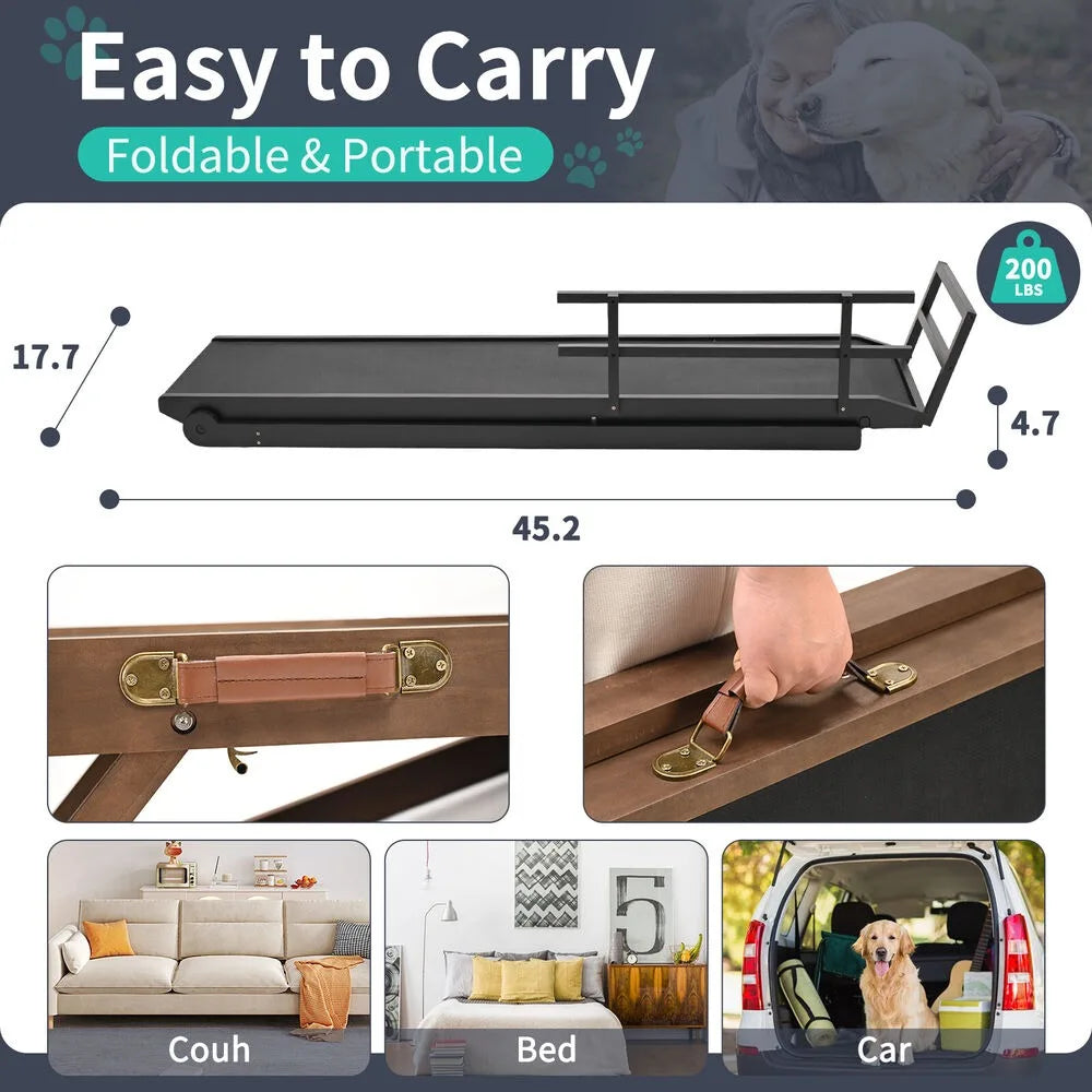 Dog Ramp For Bed Car Couch Truck