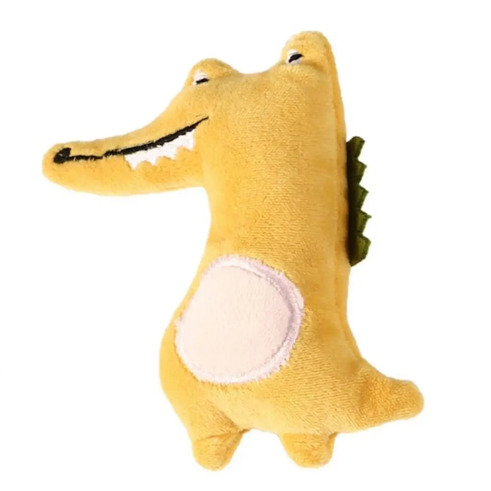Pet Toys Cartoon Cute Bite Resistant Plush Toy Pet Chew Toy For Cats Dogs Pet Interactive Supplies Pet Partner with holes