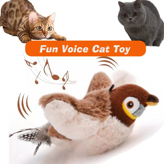 Simulation Bird Cat Interactive Toys