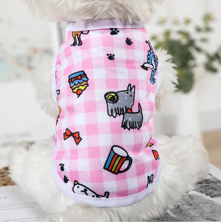 Quick-drying Yorkie Dog Vest Dog Tank Top