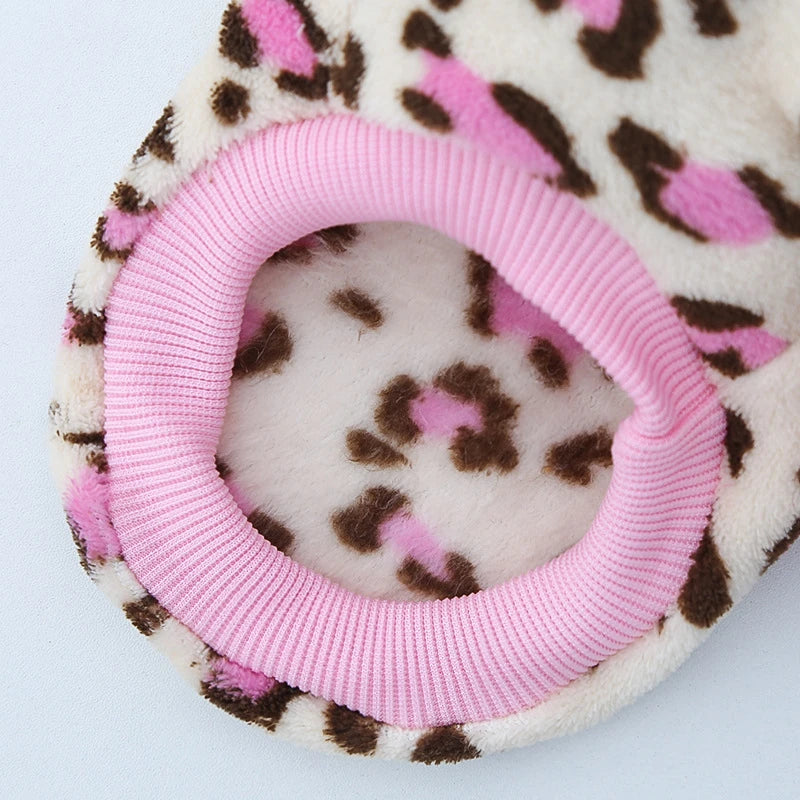 Lovely Leopard Pet Dog Clothes