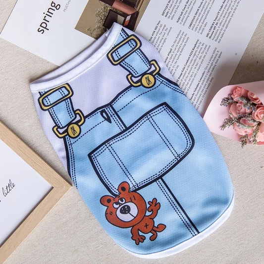 Quick-drying Yorkie Dog Vest Dog Tank Top