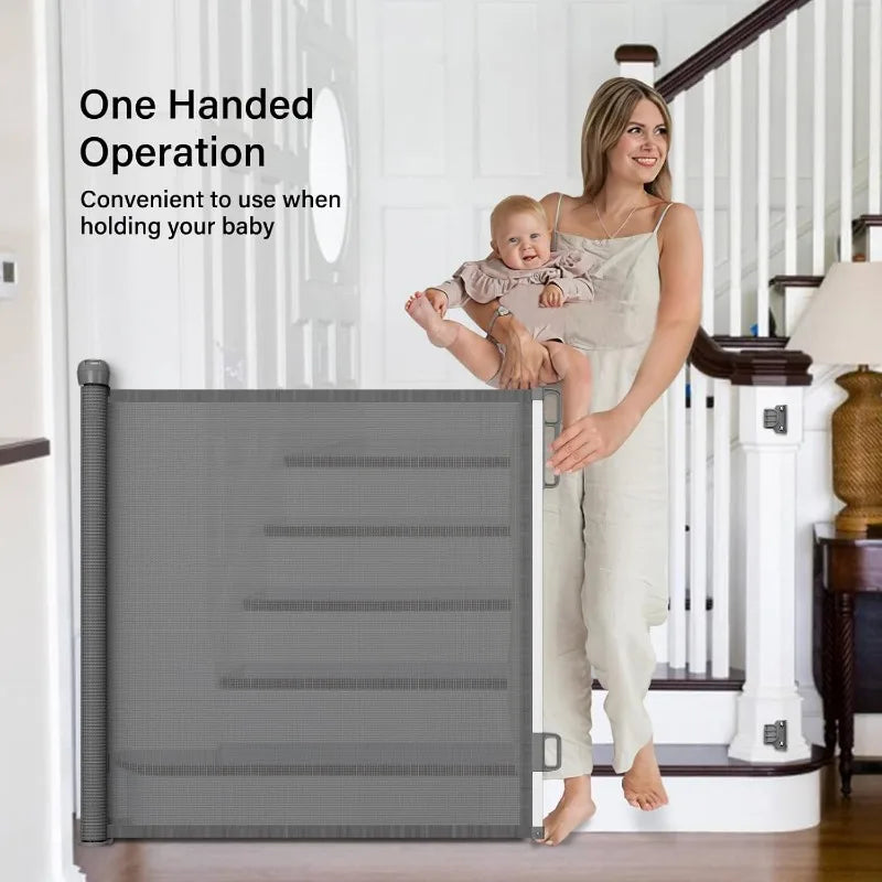 Retractable Baby Pet Gates for Doorways