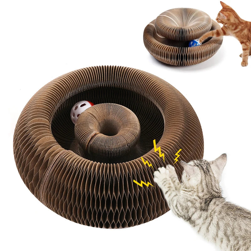 Foldable Magic Organ Cat Scratcher