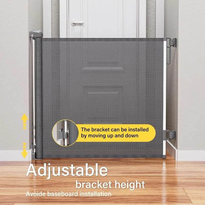 Retractable Baby Pet Gates for Doorways
