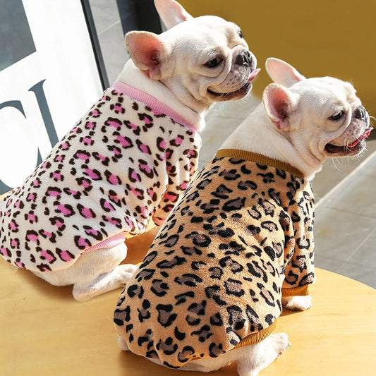 Lovely Leopard Pet Dog Clothes
