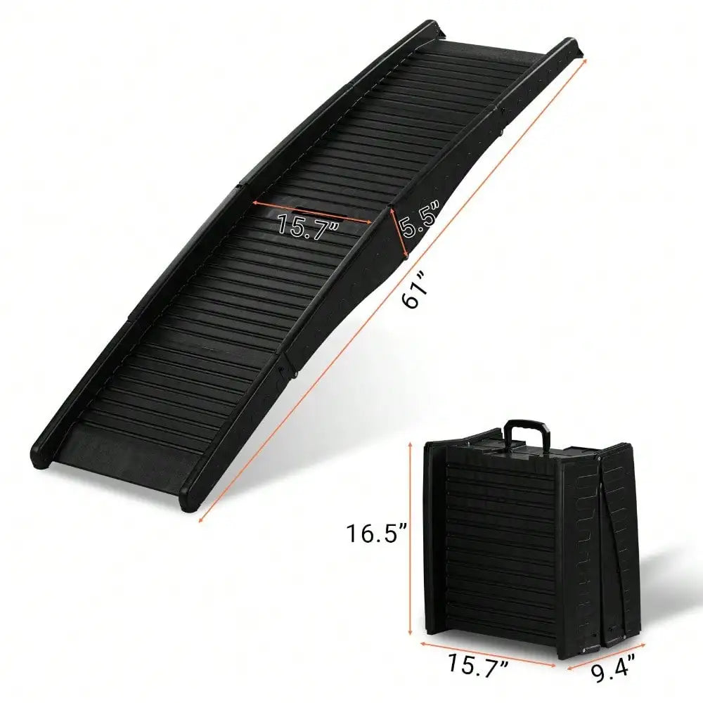 61" Folding Dog Ramp Portable Pet Ramp