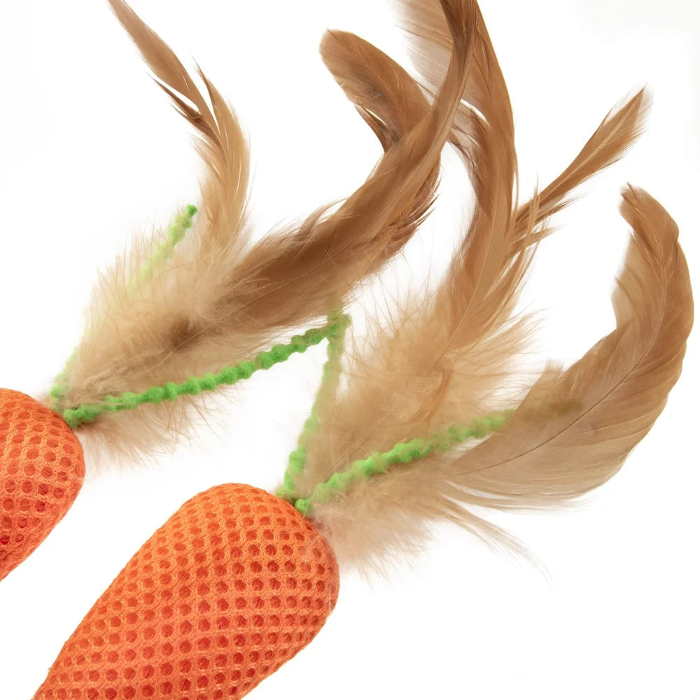 Flexible Bat and Chase Carrot Cat Toy