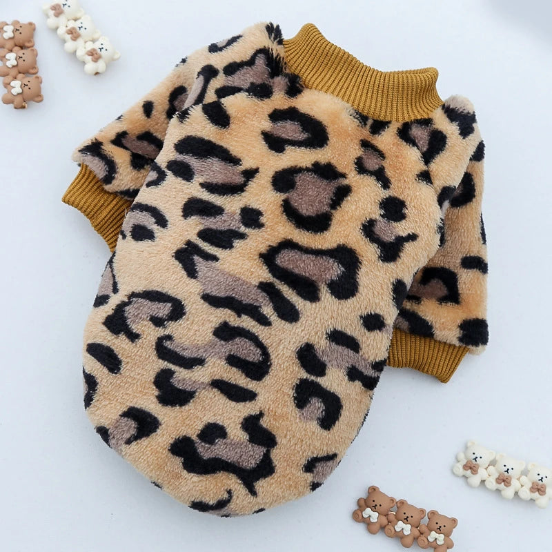 Lovely Leopard Pet Dog Clothes
