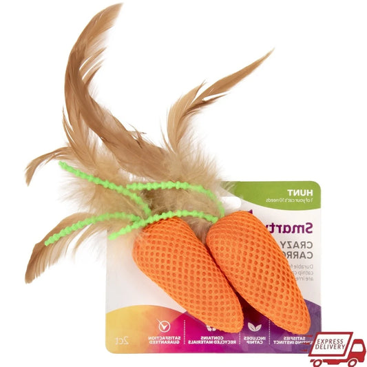 Flexible Bat and Chase Carrot Cat Toy