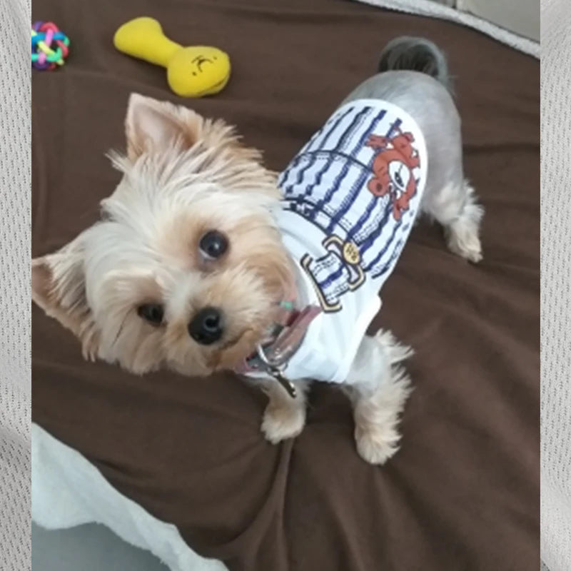 Quick-drying Yorkie Dog Vest Dog Tank Top