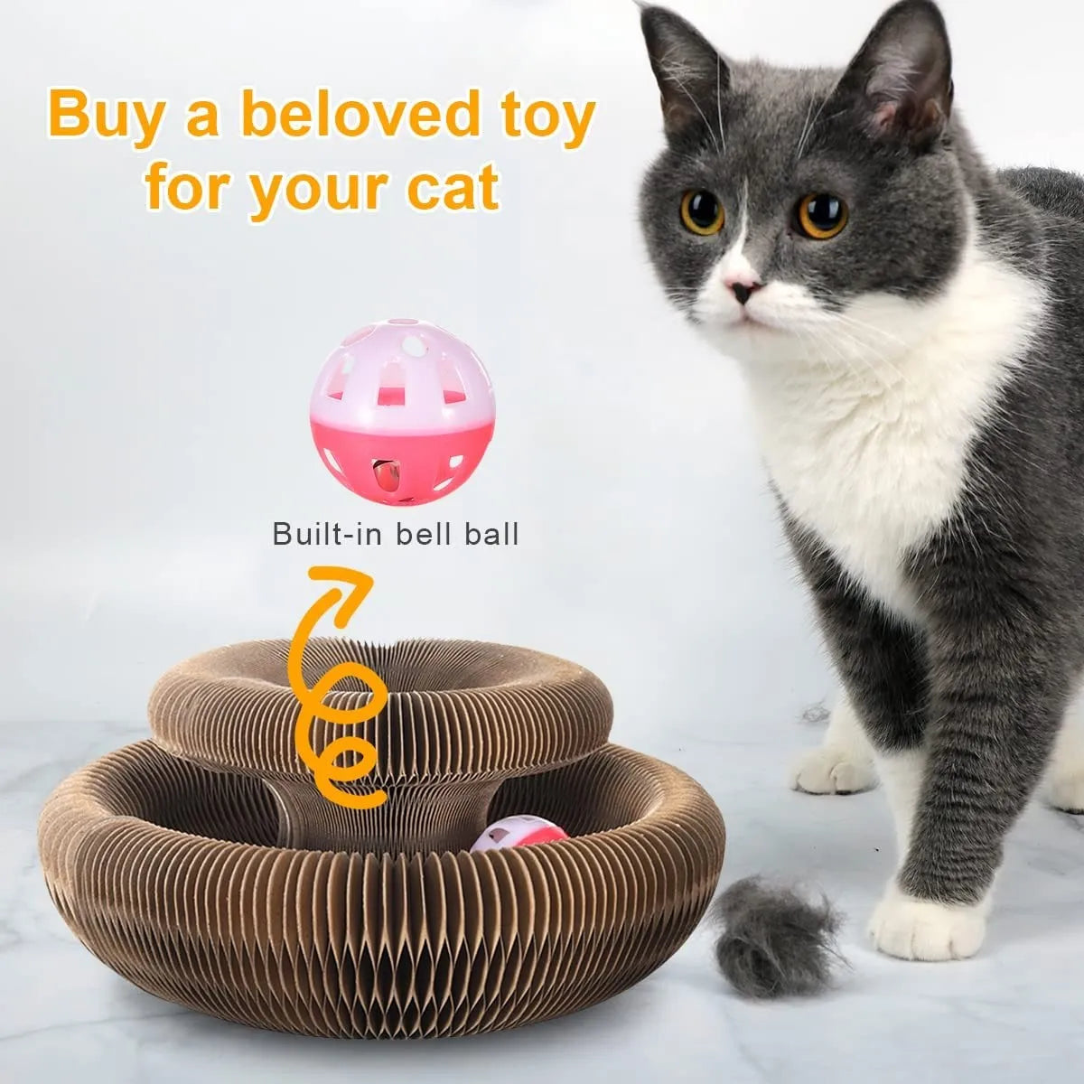 Foldable Magic Organ Cat Scratcher