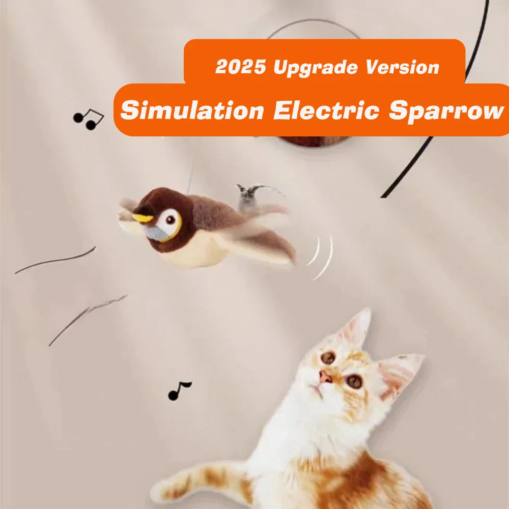 Simulation Bird Cat Interactive Toys