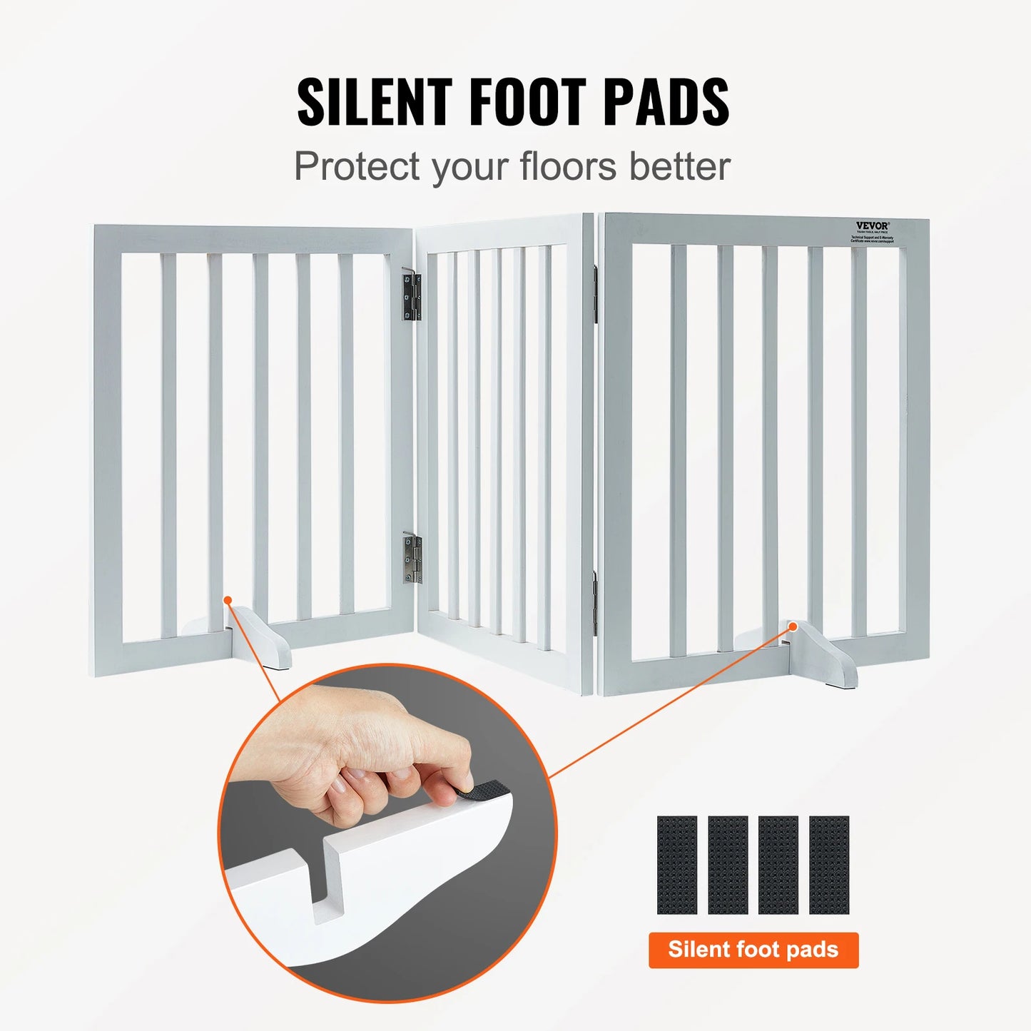 VEVOR Free Standing Dog Gate