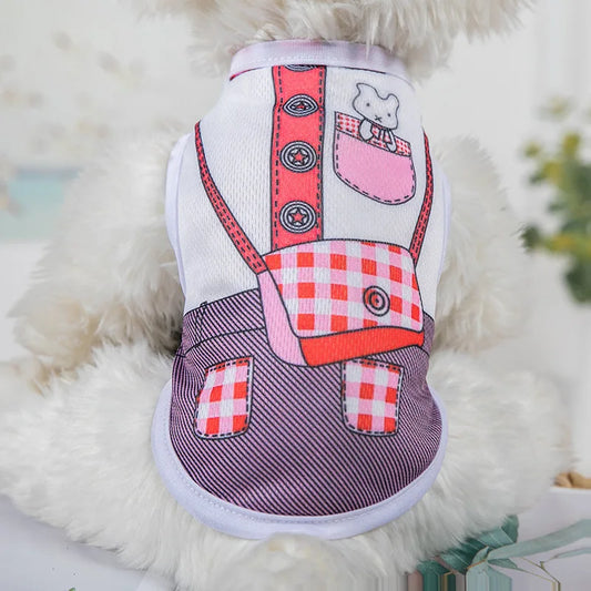 Quick-drying Yorkie Dog Vest Dog Tank Top