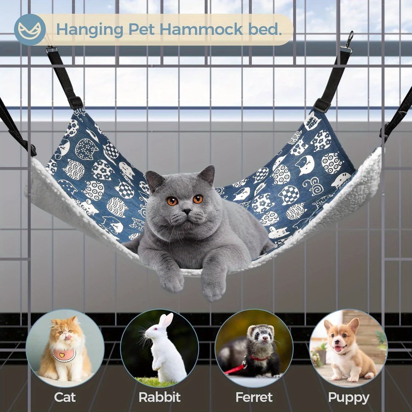 Cat Hanging Hammock